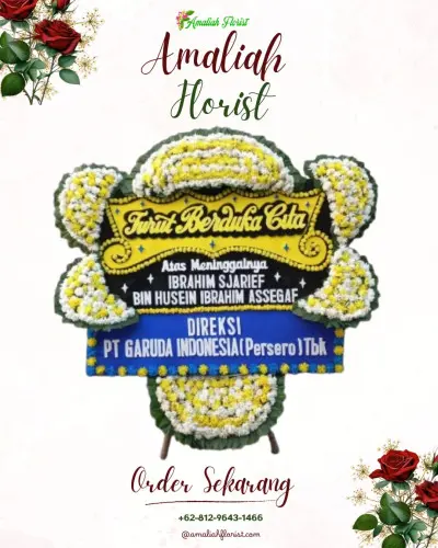 Papan Bunga Duka di Gusung